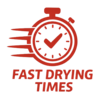 Fast Drying Times